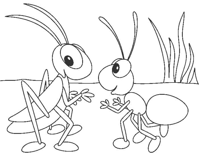 Diversión de Hormigas y Saltamontes