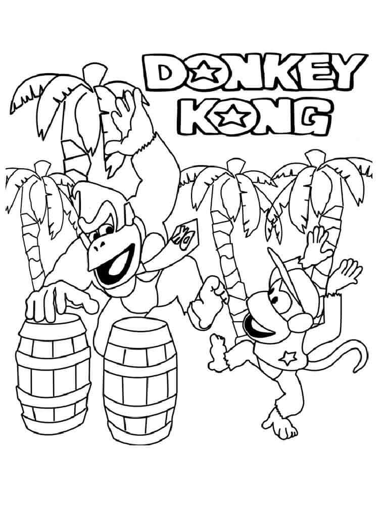 Donkey Kong y Diddy Kong Bailando