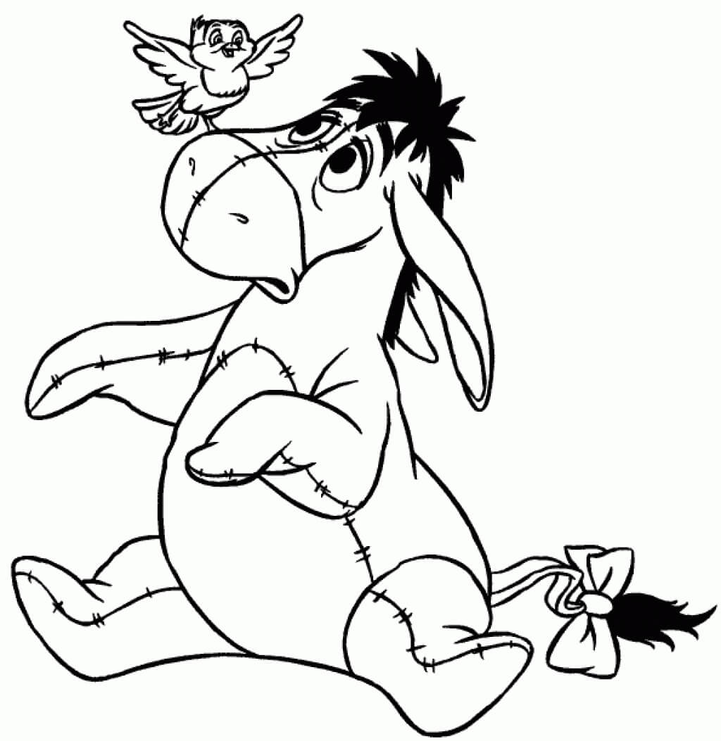 Eeyore con Pájaro