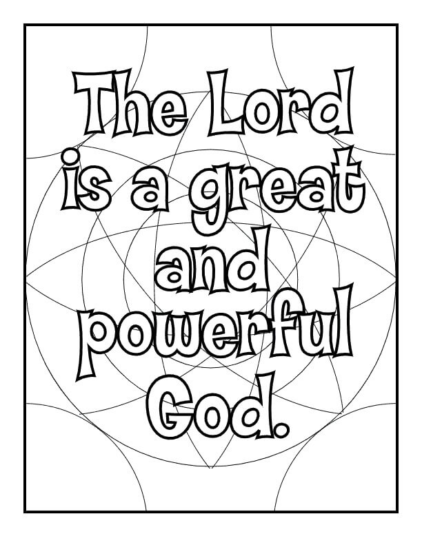 El Señor es un Dios Grande y Poderoso