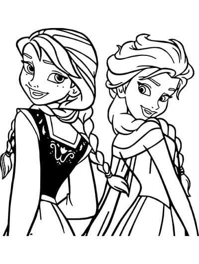 Elsa y Anna en Disney