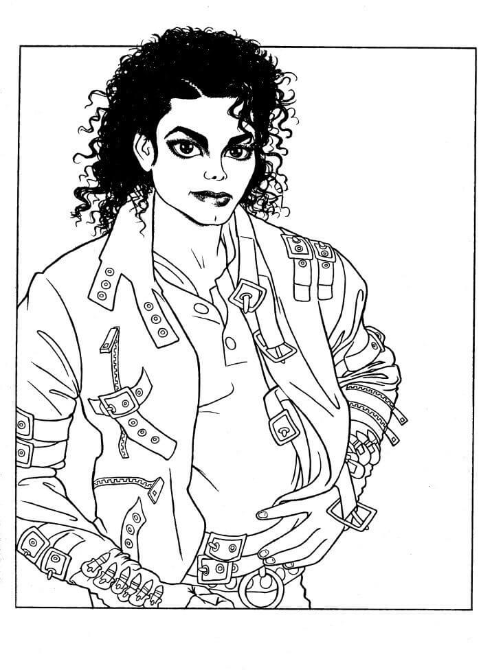 dibujos faciles de michael jackson