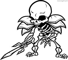 Esqueleto Con Espada