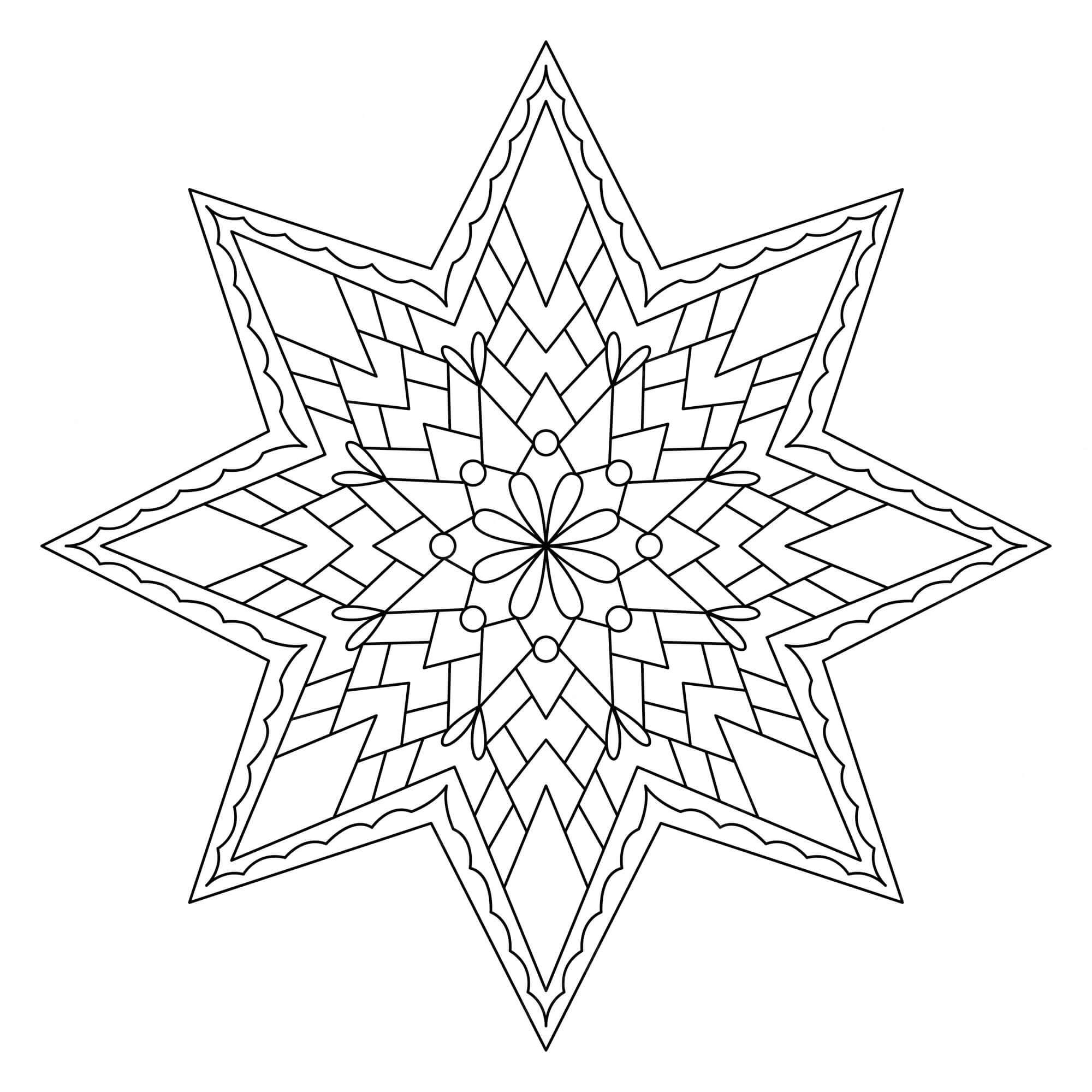 Estrella Zentangle
