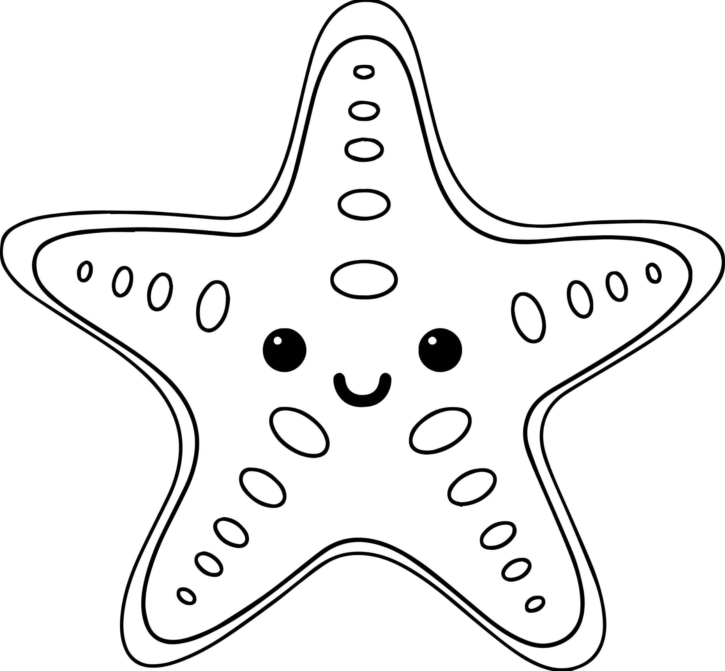 Dibujos De Estrella De Mar Para Colorear E Imprimir ColoringOnly Com