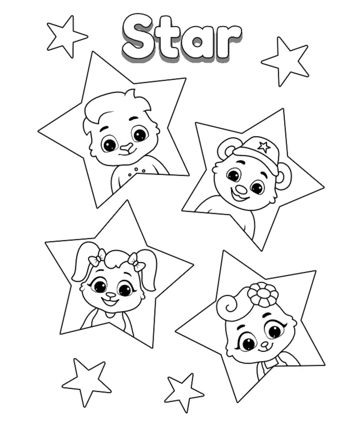 Estrellas Imprimibles Dibujos Para Colorear Y Imprimir Gratis PDMREA