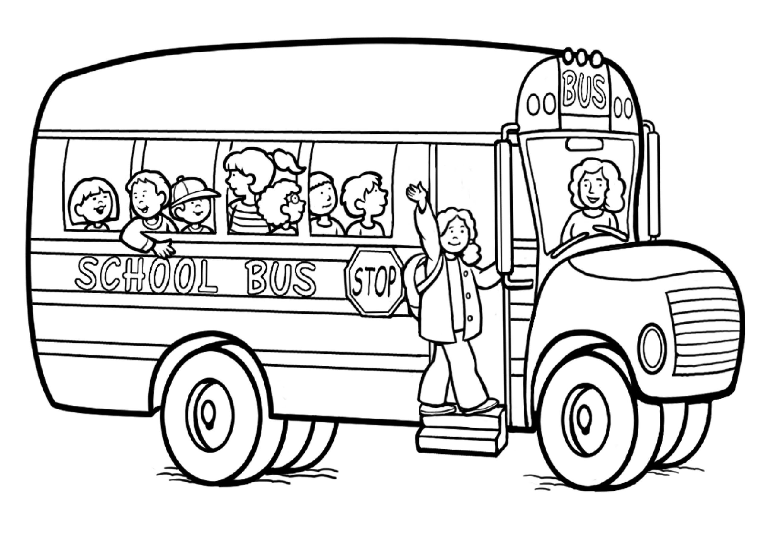 Estudiantes en el Autobús Escolar