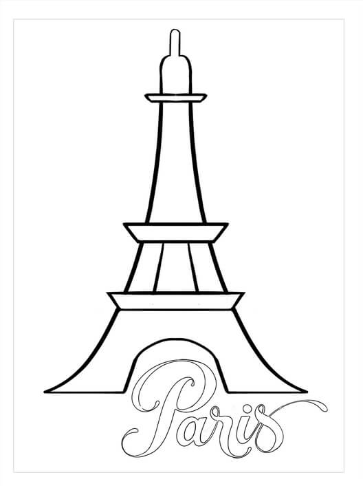 Fácil torre Eiffel en París