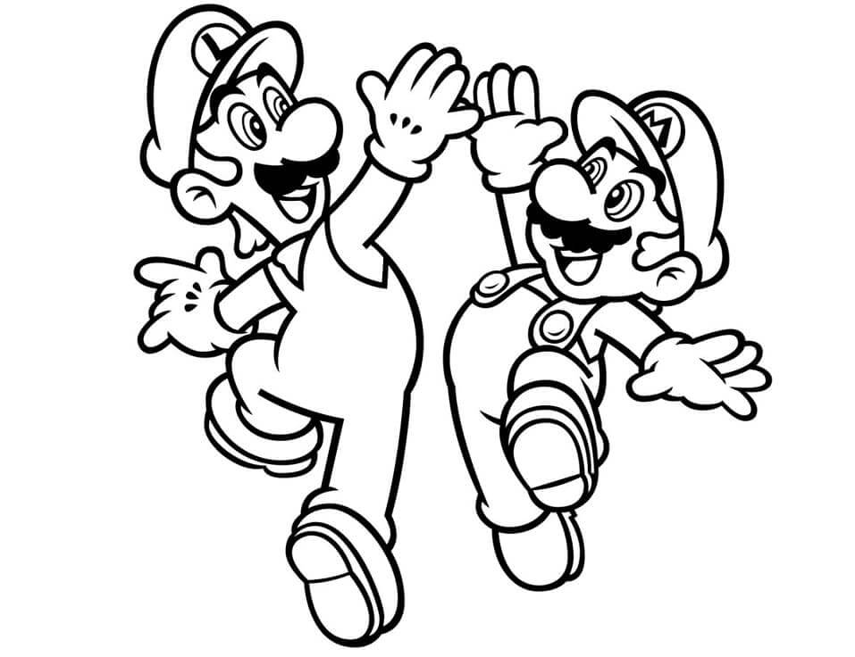 Feliz Luigi y Mario