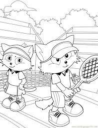 Fox jugando al Tenis