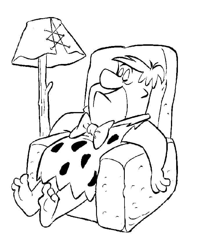 Fred Flintstone Durmiendo