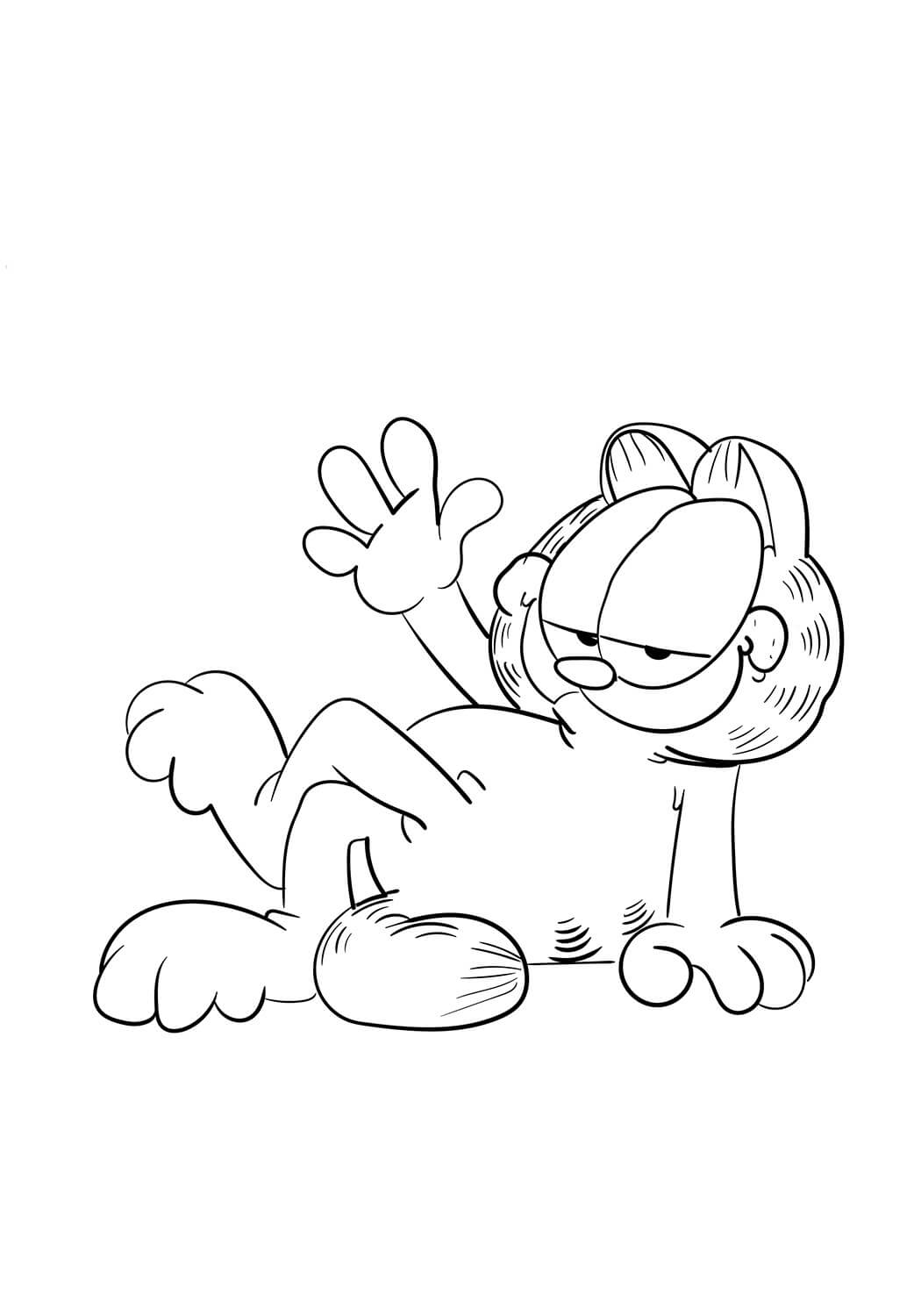 Garfield Mintiendo