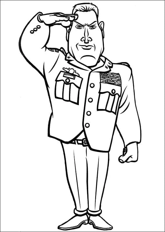 General Monger De Monstruos Vs. Aliens