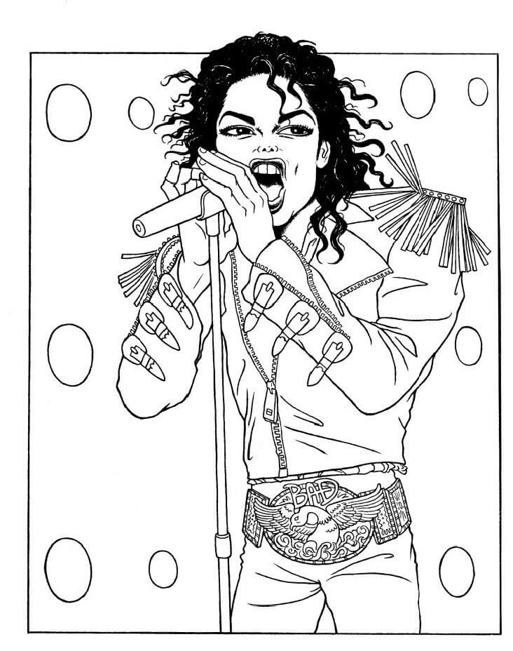 Genial Michael Jackson Cantando