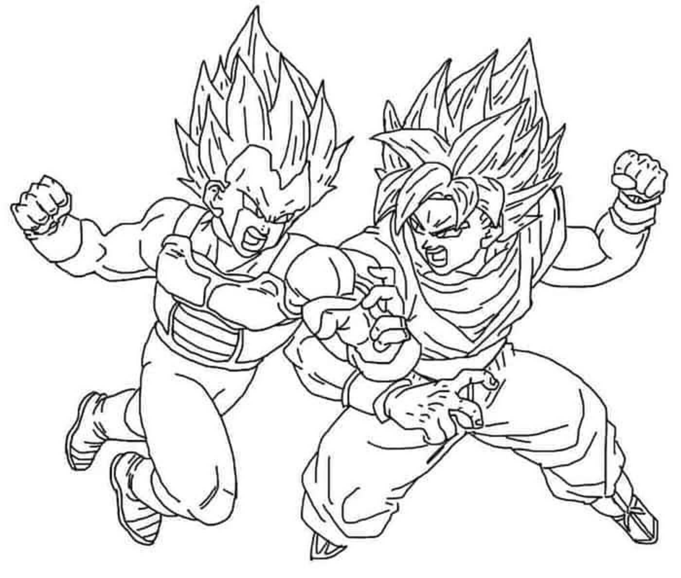 Introducir 38 Imagen Fotos De Goku Y Vegeta Para Dibujar Viaterramx