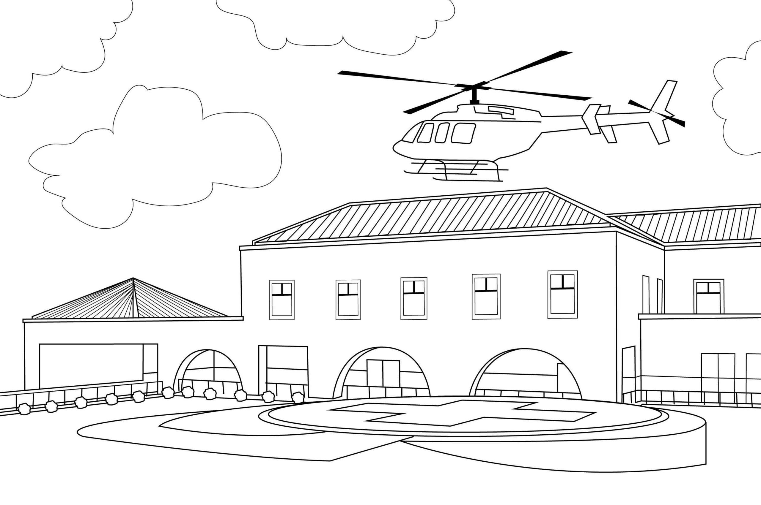 Helicóptero en Edificio Villa