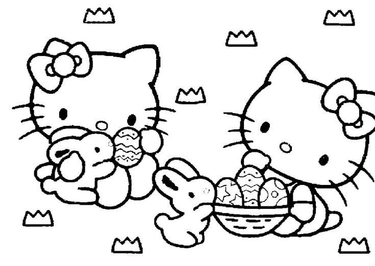 Hello Kitty con Huevo de Pascua