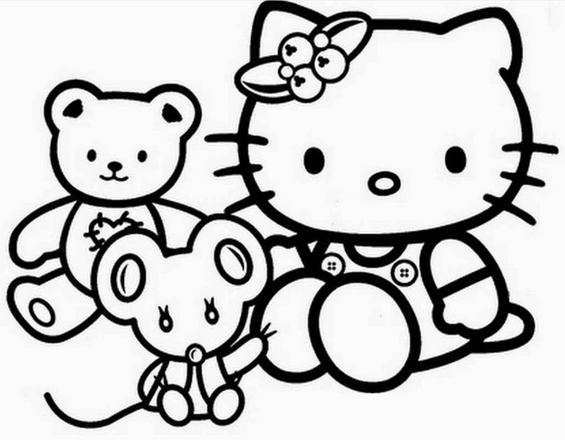 Hello Kitty y dos Amigas
