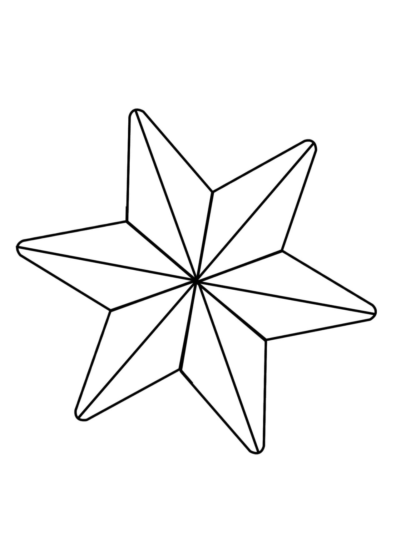 Dibujo Estrella para colorear, imprimir e dibujar
