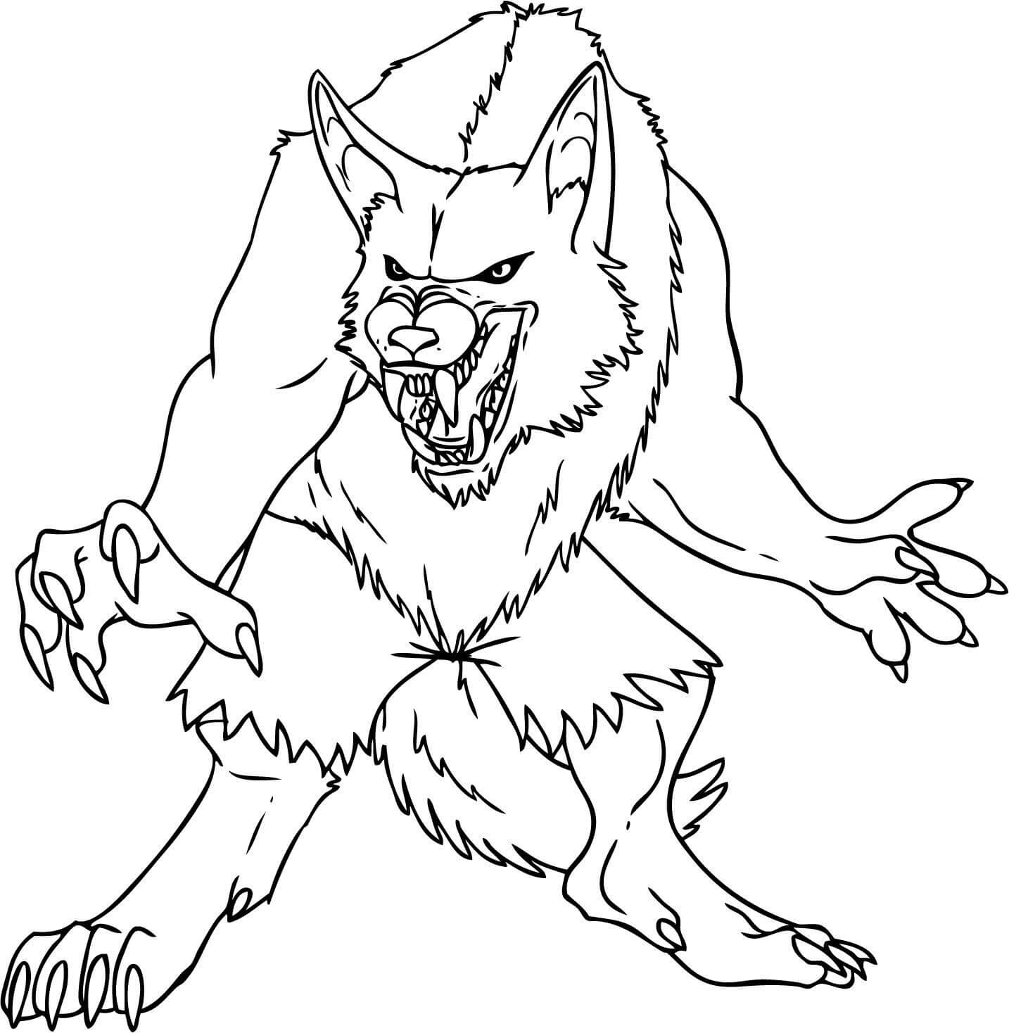 Hombre Lobo Monstruo