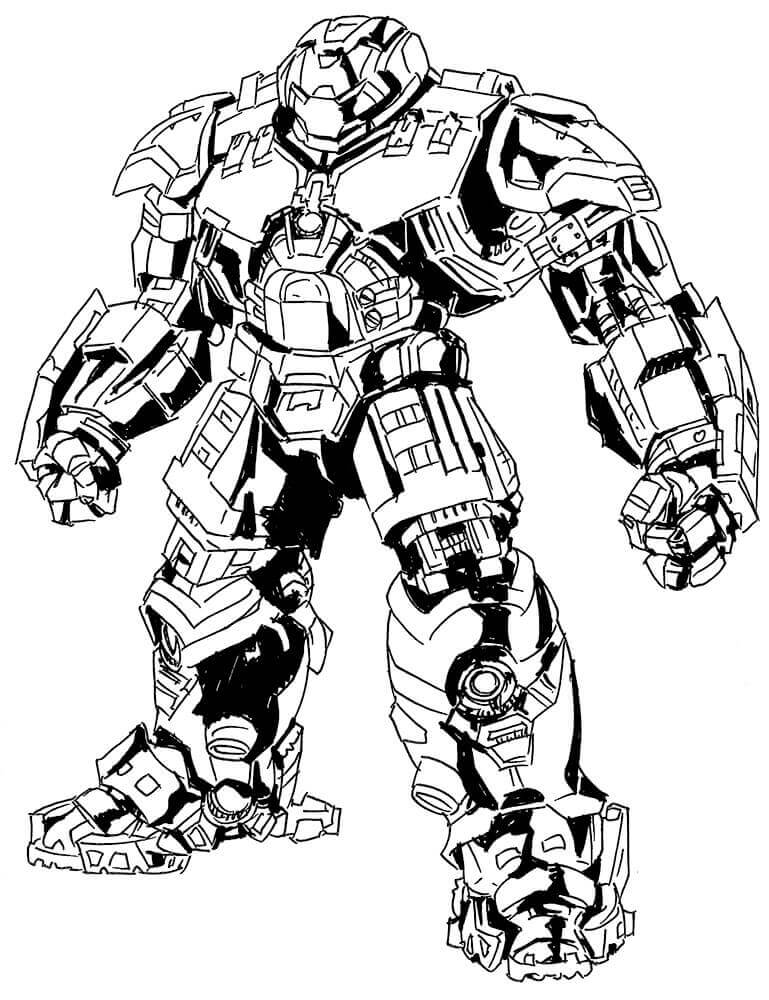 Armadura Hulkbuster Para Colorear Imprimir E Dibujar Dibujos My Xxx