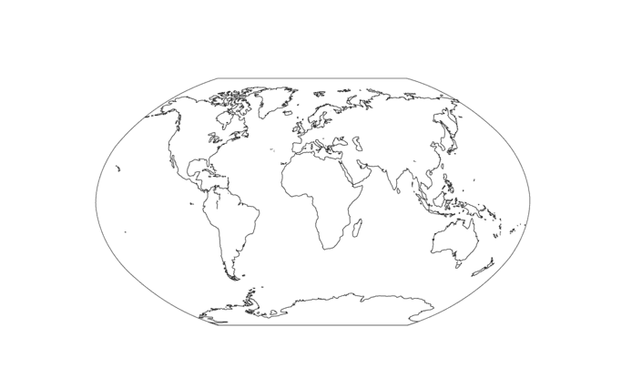 Iimagen de mapa del mundo en blanco
