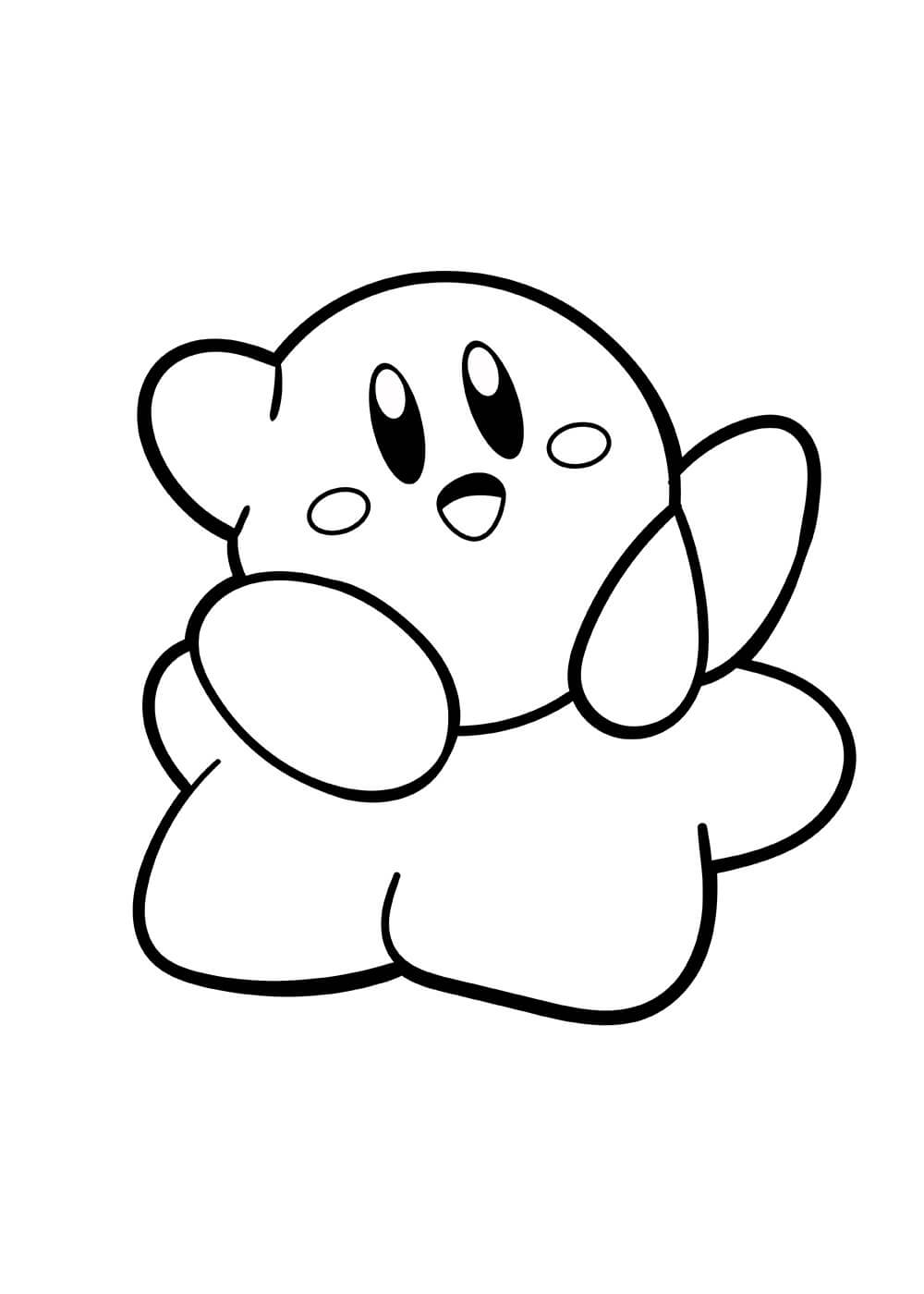 Impresionante Kirby para colorear, imprimir e dibujar –