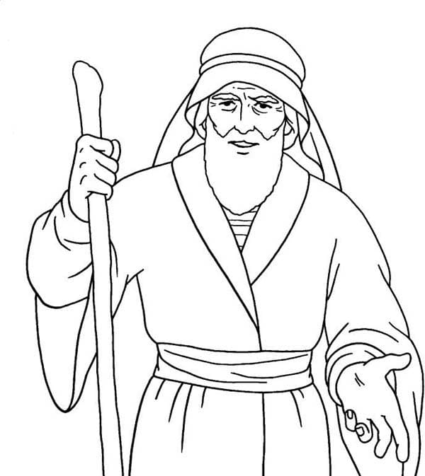Impresionante dibujo de Moisés