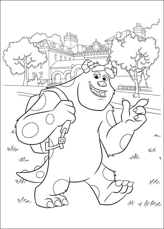 Monsters University Imprimible Gratis