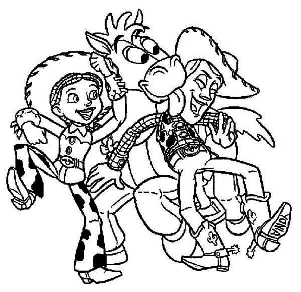 Jessie, Bullseye y Woody Bailan