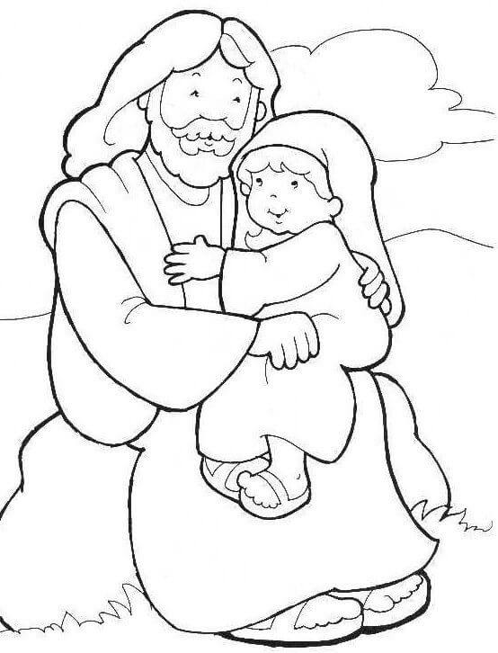 Jesús Abrazando al Niño