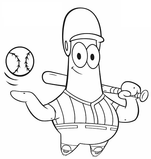 Jugador de Béisbol Patrick Star