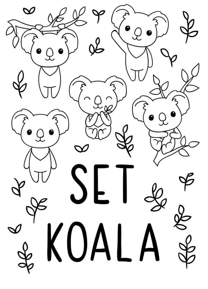 Kawaii Set Koala