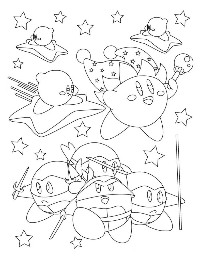 Kirby Perfecto para colorear, imprimir e dibujar –