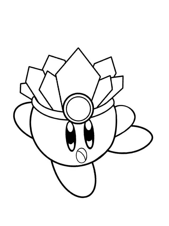Kirby de Hielo para colorear, imprimir e dibujar –