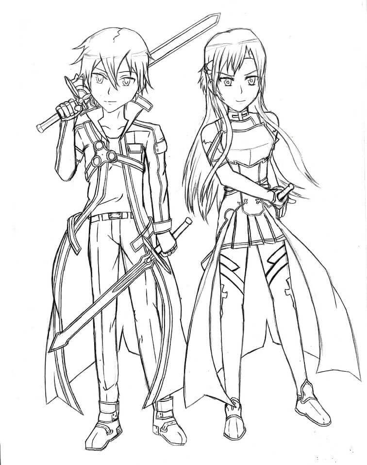 Kirito y Asuna