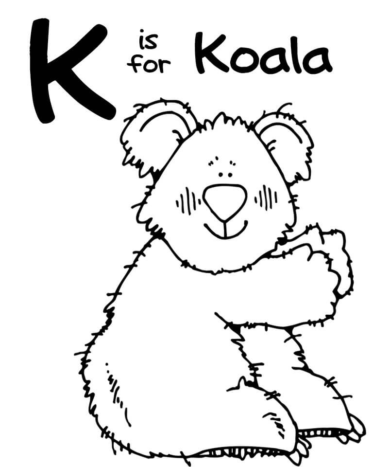La Letra K es para Koala