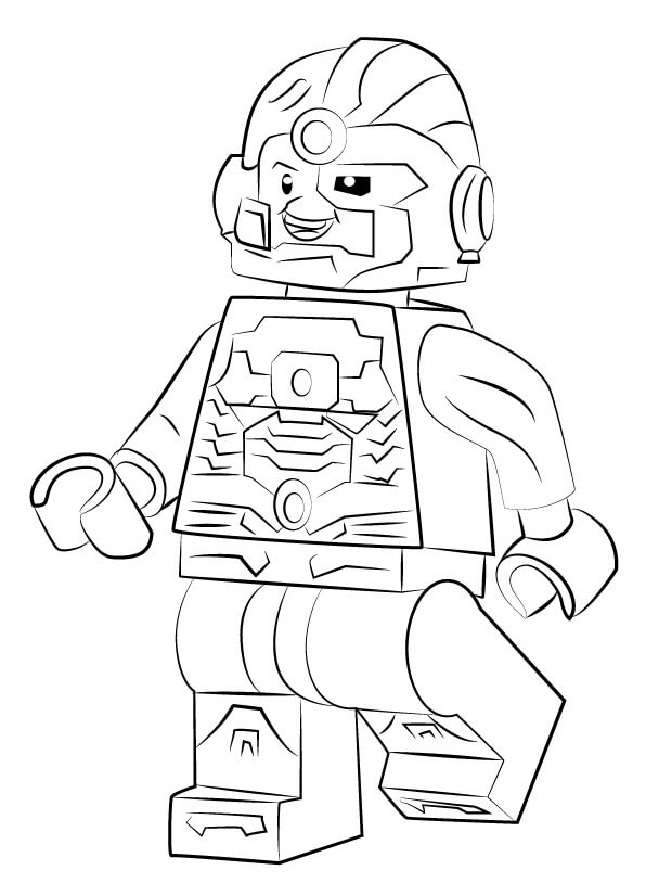 Lego Cyborg Divertido