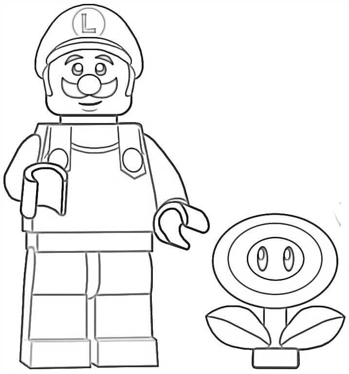 Lego Luigi y Flor