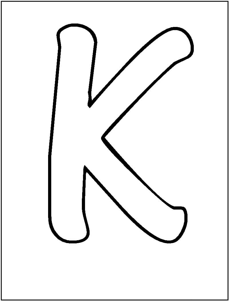 Letra Normal K