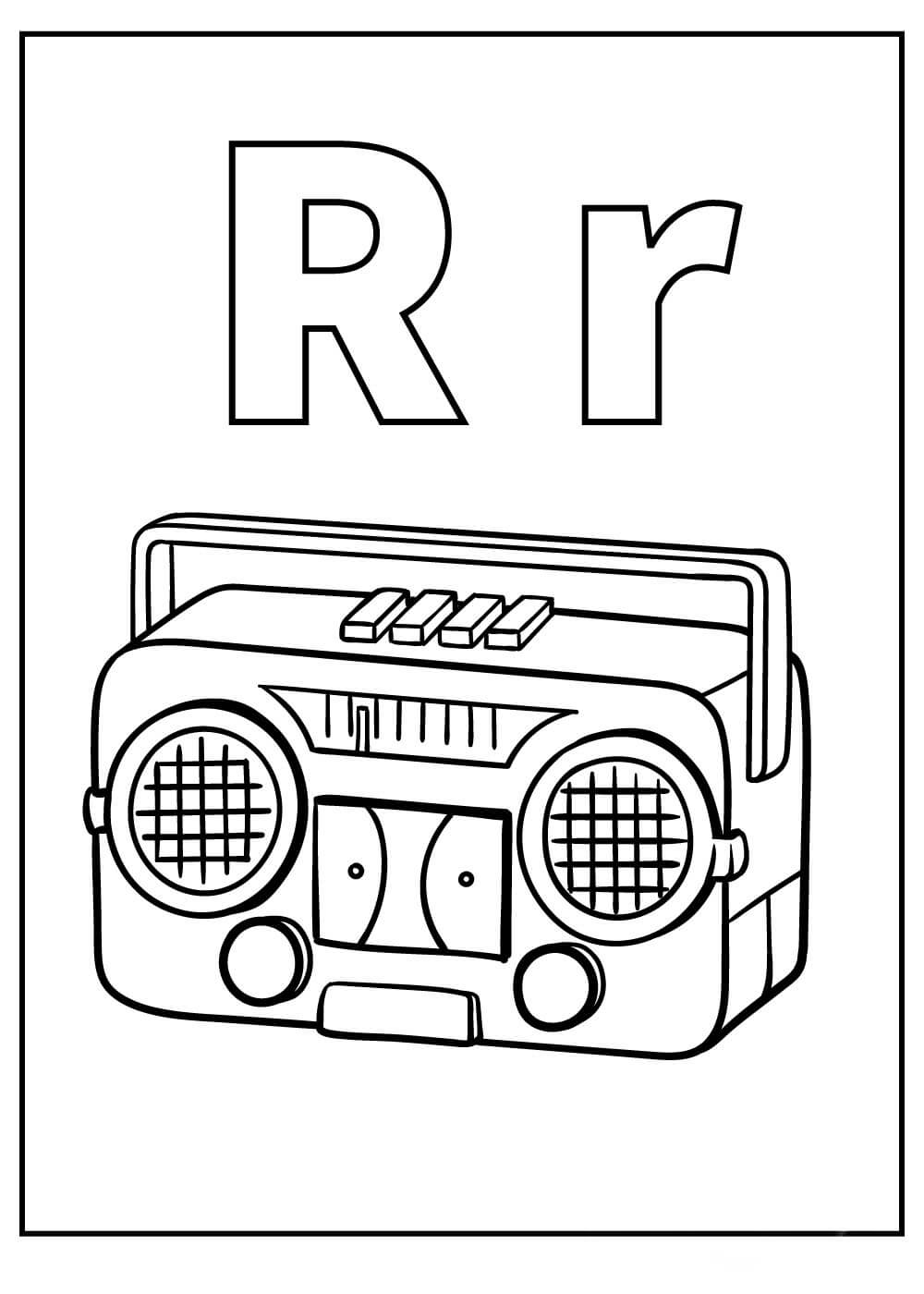 Letra R y Radio