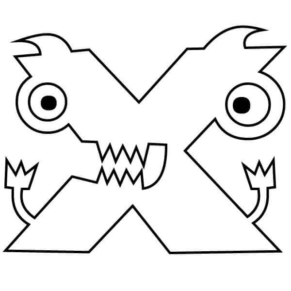 Letra X Monstruo