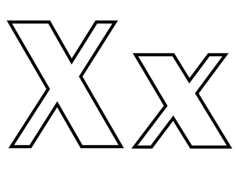 Letter X x