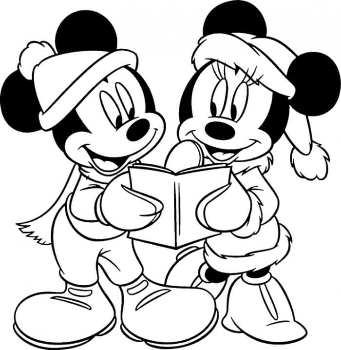 Libro de lectura de Mickey Mouse y Minnie Mouse