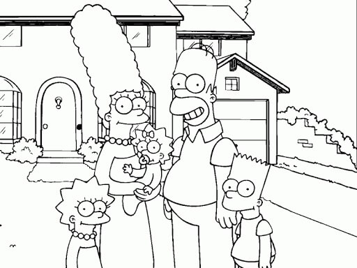 Lindo Familia Los Simpsons