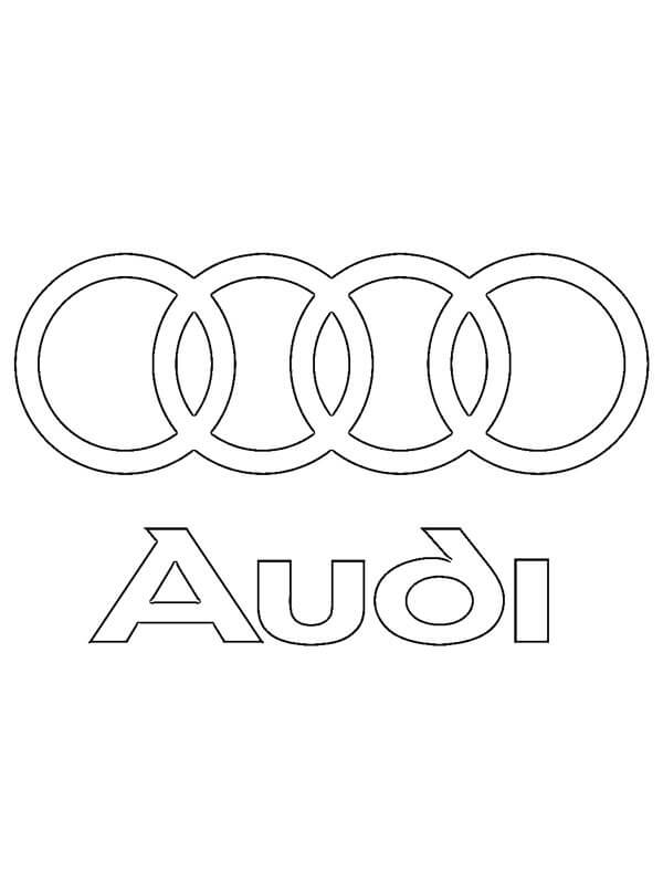  Logotipo De Audi para colorear, imprimir e dibujar –ColoringOnly.Com