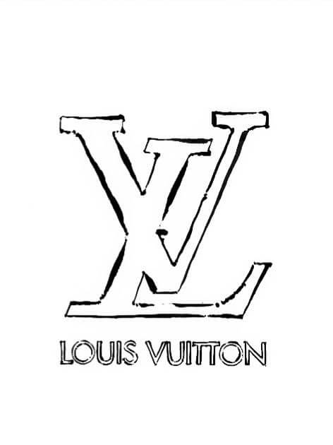 Dibujo de la marca Louis Vuitton.