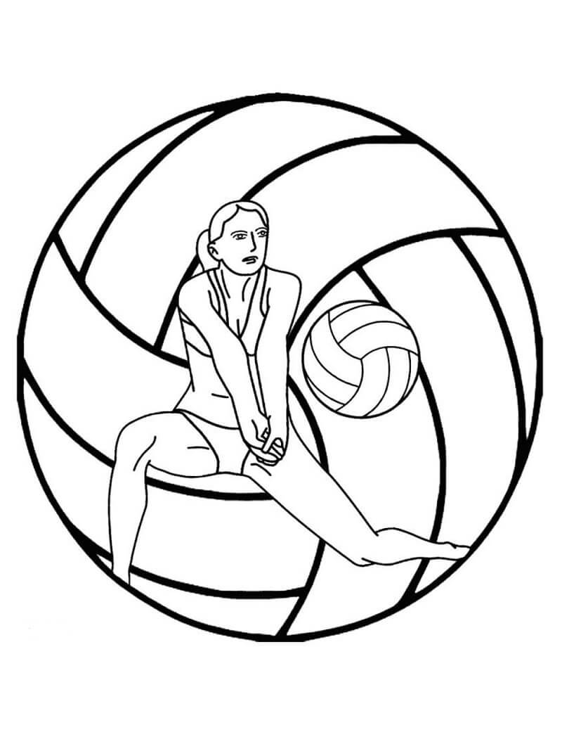 Logotipo Del Torneo De Voleibol