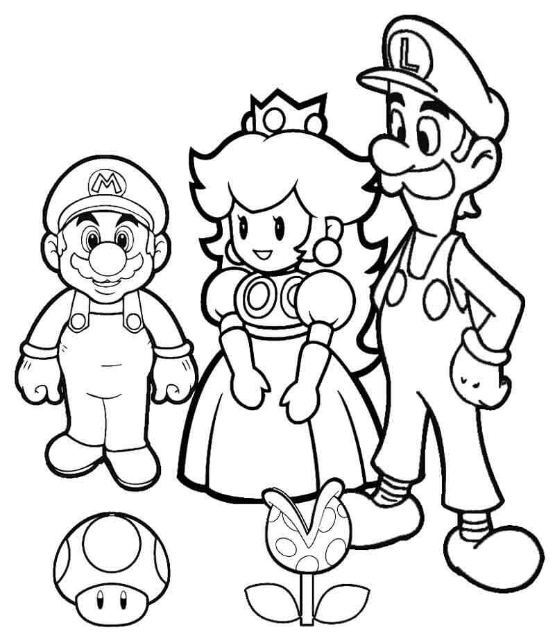 Luigi y amigos Simples