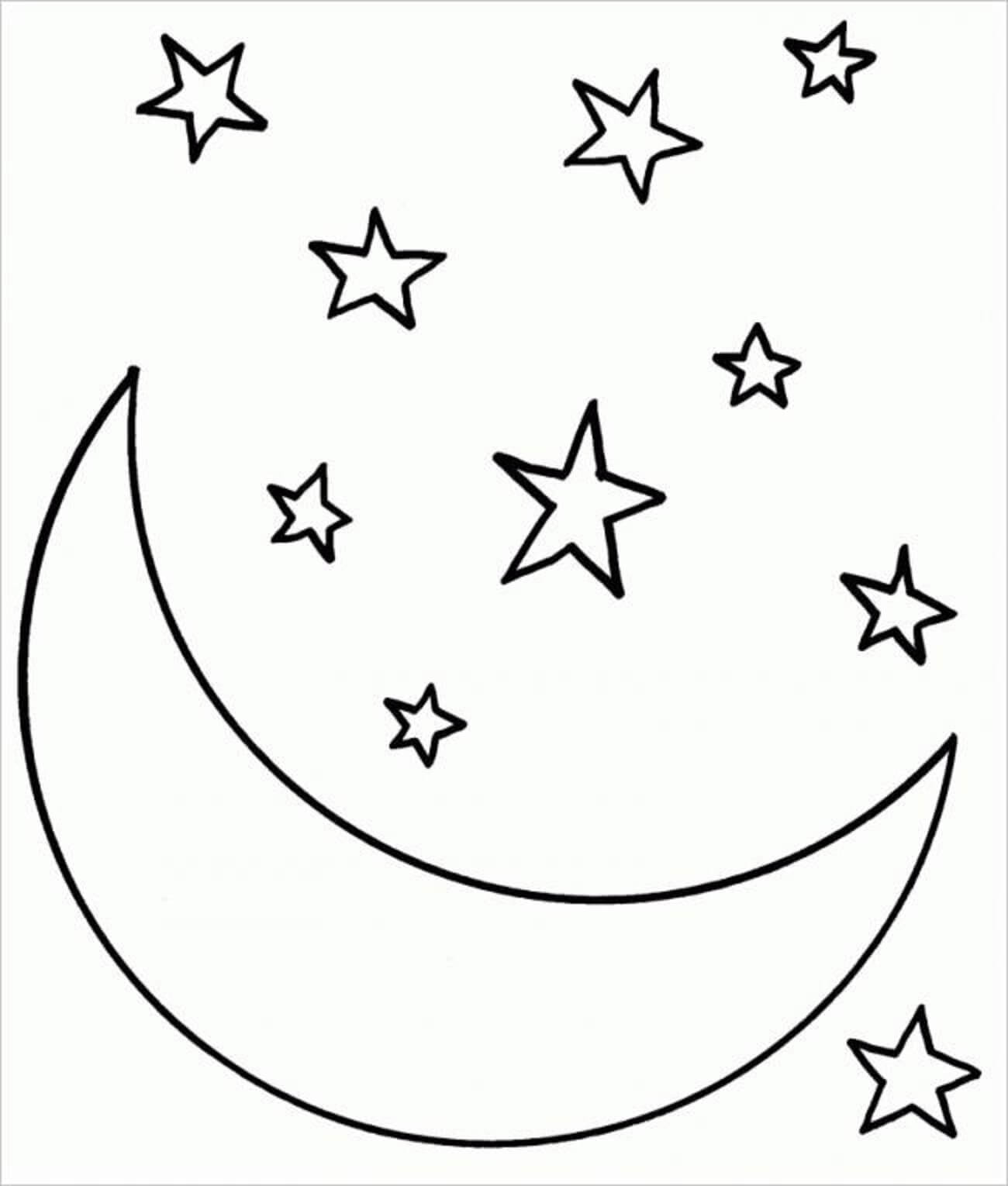 Luna y Estrellas